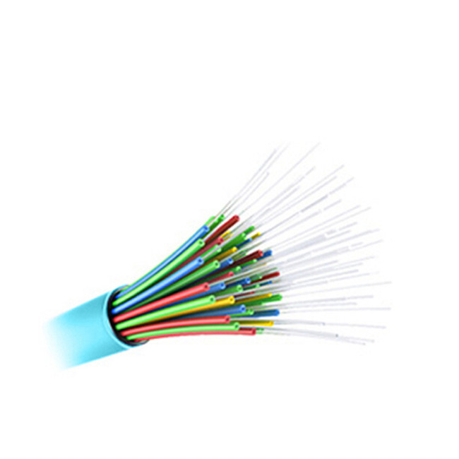 Blue Mpo Fiber Patch Cord Om3 2.0mm 3.0mm Breakout Lc Connector Cable Assembly