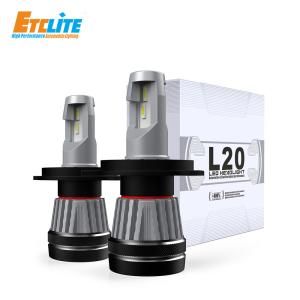 China H4 9005 Headlight Bulb Led 20000 Lumen 85deg Temperature 12v wholesale