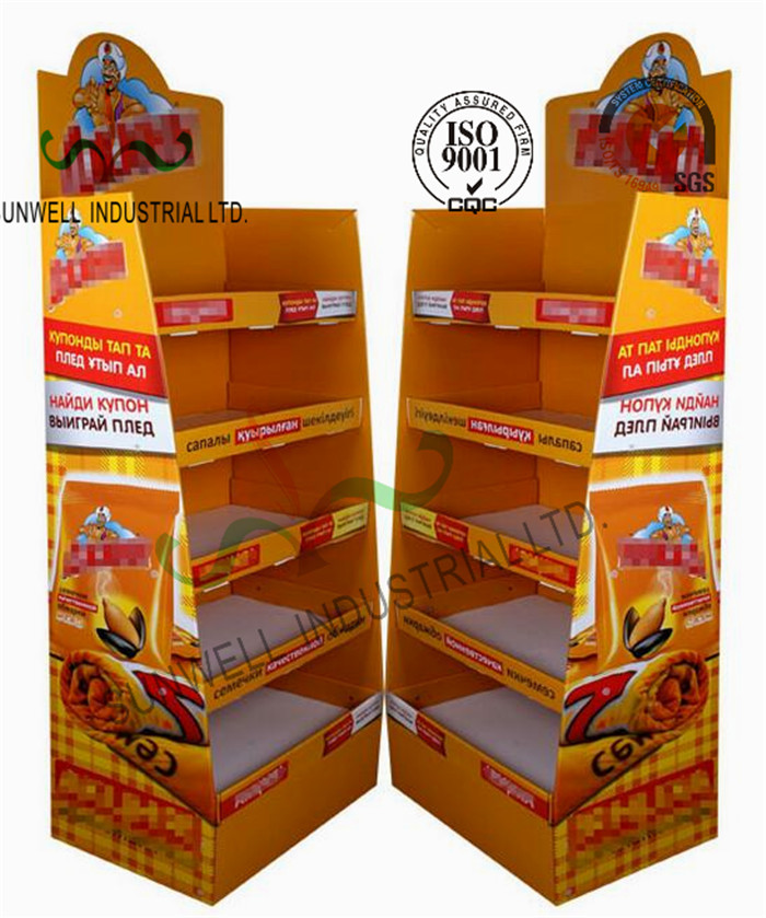 Custom Retail Store Cardboard Display Stands With CMYK Full Color Printing