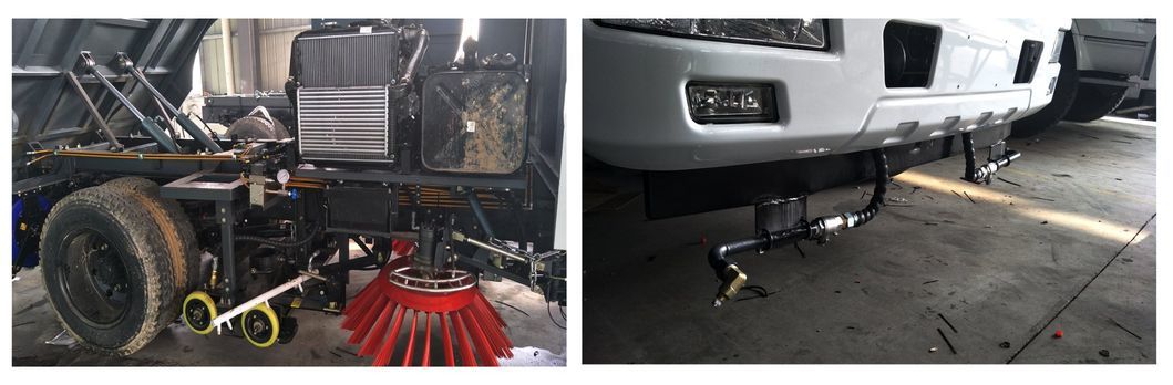 Dongfeng Mini Industrial Road Sweeper Cleaning Equipment Road Sweeper Vacuum Road Machine