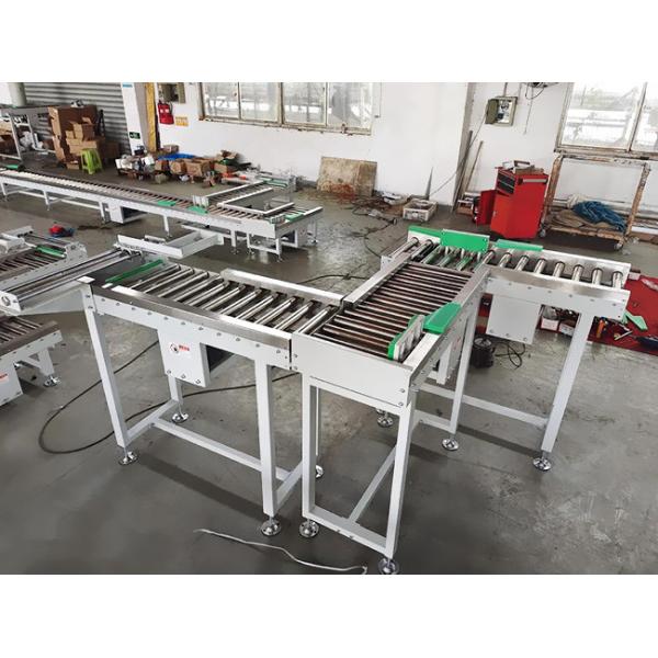 Drum Width 400 mm ESD-Safe Roller Conveyor Line For PCB Assembly with Belt Type Roller