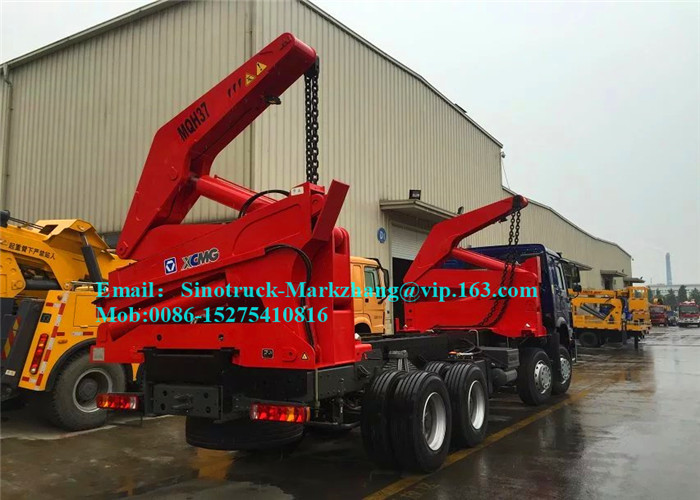 SINOTRUK XCMG 20ft Container Trailer , Freight Handling Equipment Remote Control