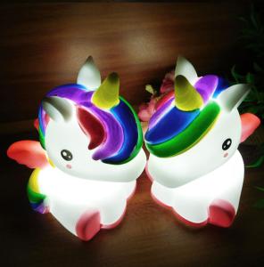 China Novelty Toy Unicorn Night Light / Unicorn Led Light 7 Colors Change For Kids wholesale