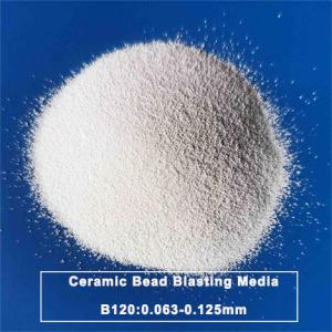 China Microsphere Ceramic Bead Blasting B120 For Titanium Alloy wholesale