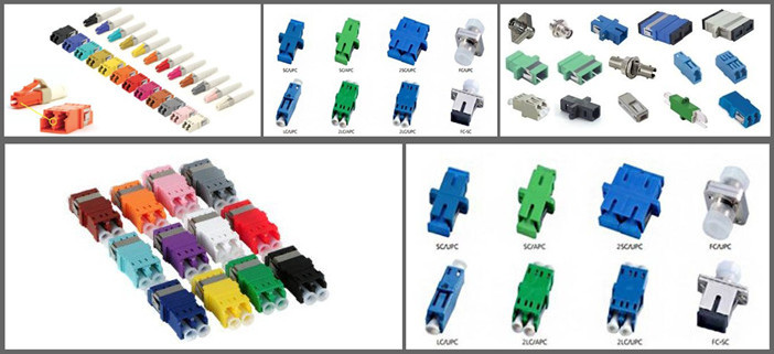 Male To Female Multimode 62.5/125 ST To FC Fiber Adapter