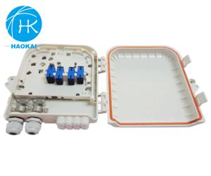 China 8 Core Fiber Optic Termination Box Wall Mounted Outdoor Fiber Optic Distribution Box wholesale