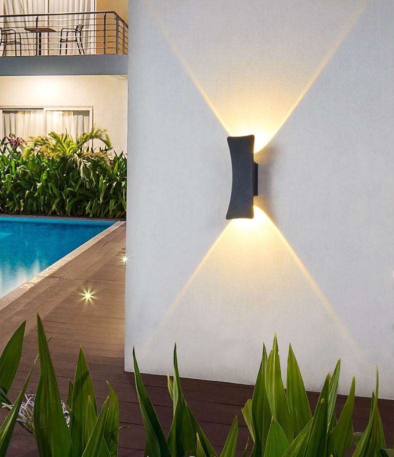 Outdoor wall lamp waterproof corridor bedroom wall lamp balcony modern minimalist bedside lights led decorative light