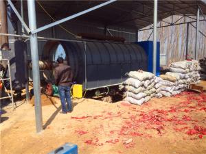 China High Oil Yield Waste Tyre Pyrolysis Plant To Fuel Oil Carbon Black And Steel Wires wholesale