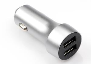 China All Metal Aluminum Alloy 3.1A Car Phone Charger , Dual Usb Port Cell Phone Car Charger wholesale