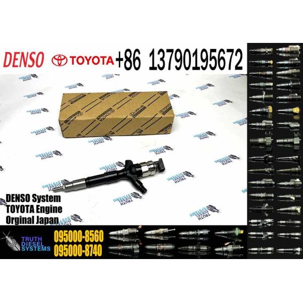 Common Rail Fuel Injector 095000-8560 23670-30370 2367030370 for Toyota Hilux Vigo Toyota KUN26 0950008560