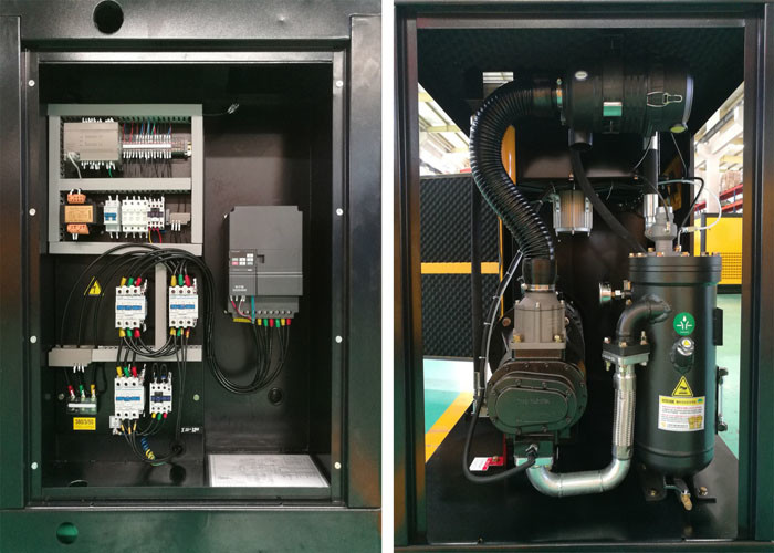 220 - 315kw VFD Air Compressor Energy Saving Industry Double Screw Air Compressor