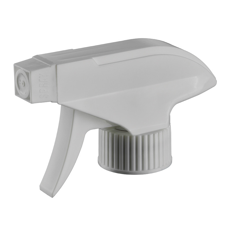 28-410 White PP Ratchet Trigger Sprayer Gun PET Bottle Children Protection Safe