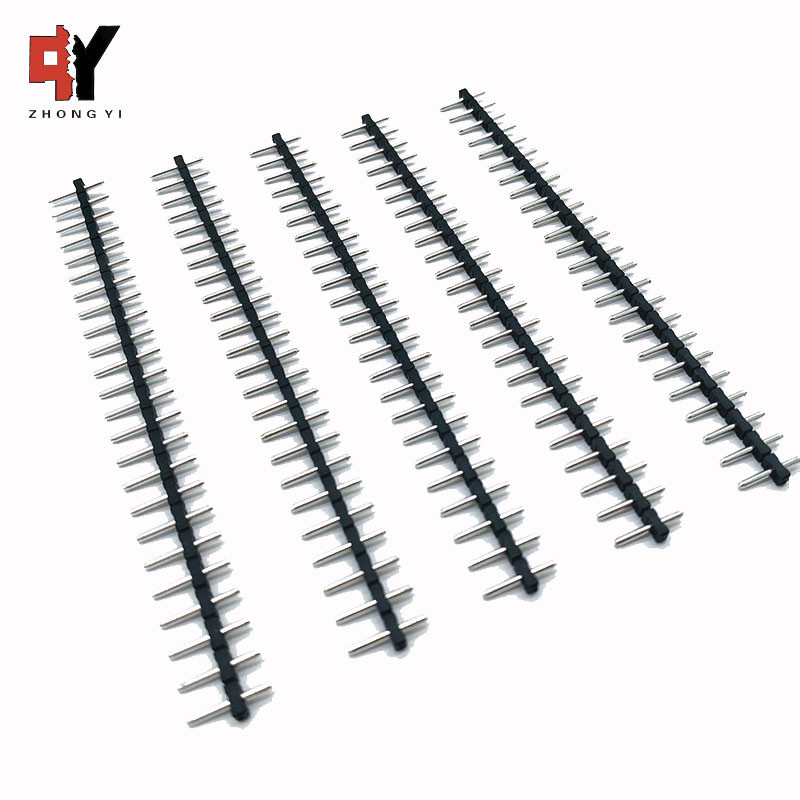 5.0mm Black Pcb Screw Type Terminal Block With Brass Pin Header