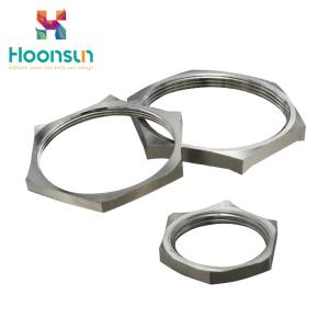 China Metallic Cable Gland Accessories EMC Locknut With Electrical Fittings wholesale
