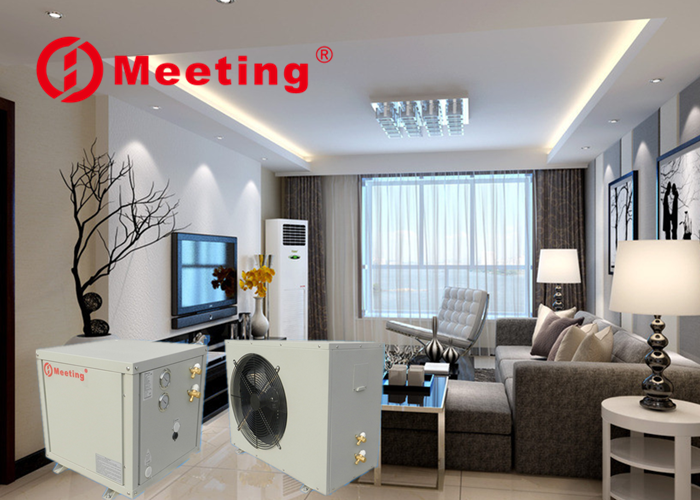 2.98KW Mini Side Blown Split Safe Compact Air To Water Heat Pump