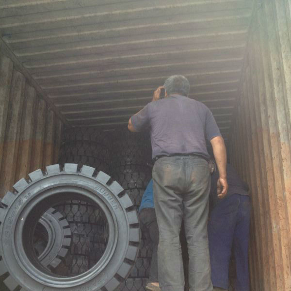 Hyster forklif tire solid tire 5.00-8, pneumatic shaped solid tire 6.00-9tire tread mold center of gravity