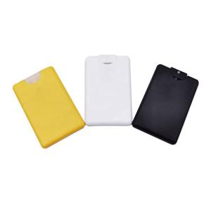 China Plastic Perfume Hand Sanitizer Pocket Sprayer , K1108 Credit Card Size Spray Bottle on sale