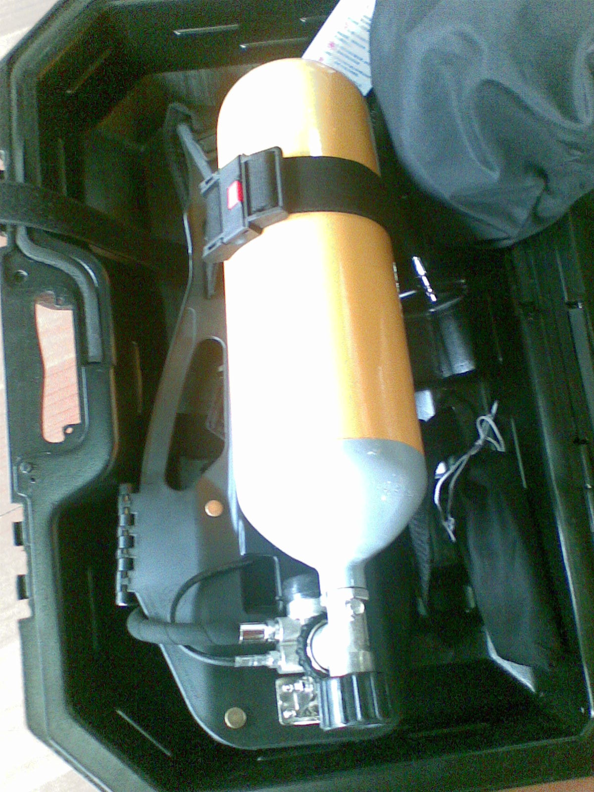 Double bottle Carbon / Steel Composite Cylinder Self-contained Breathing Apparatus 12L SCBA
