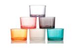 Custom Style 140ml Luxury Christmas Present Candle Vessels Empty Luxury Glass