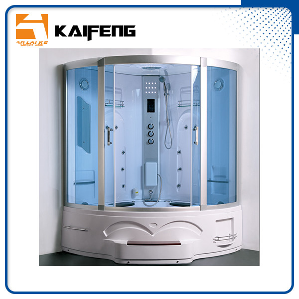 Comfortable Whirlpool Steam Shower Bath Cabin Unit With Computer Control Panel