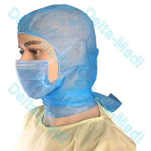 China PP SMS Disposable Space Cap Non Woven Hood Head Cover wholesale