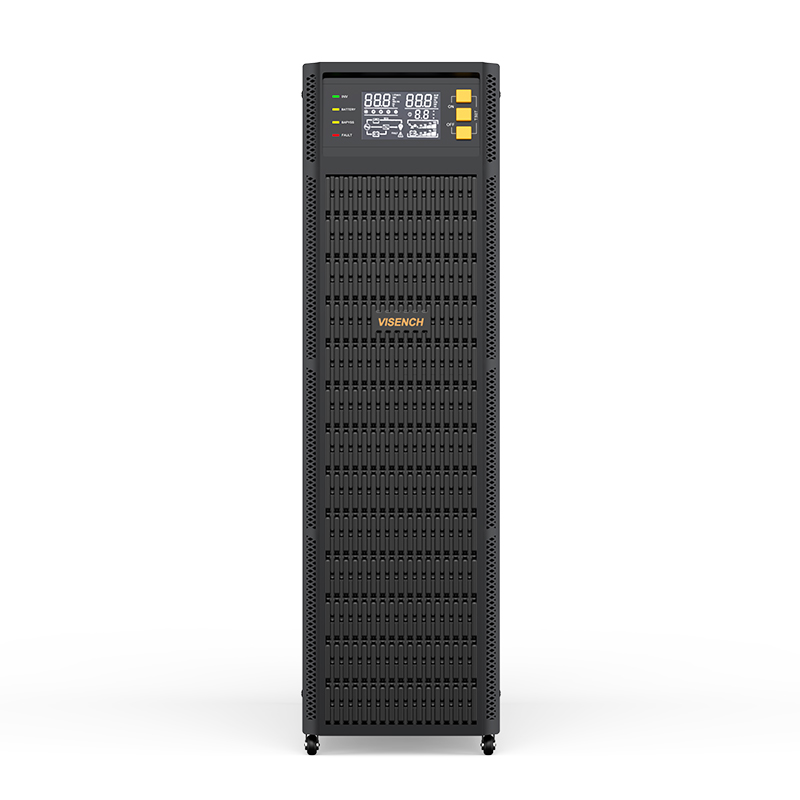 Visench OEM ODM 10KVA/9000W 3 Phase 0ms Transfer Pure Sine Wave 10000VA Online Industrial UPS Uninterrupted Power Supply