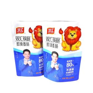 China Safety Good Quality Aluminum Plastic Food Packaging Stand Up Pouch Bag For Sausage wholesale