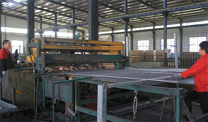 H 1030mm Security Steel Fence 50*200mm Galvanized Welded Wire Fence