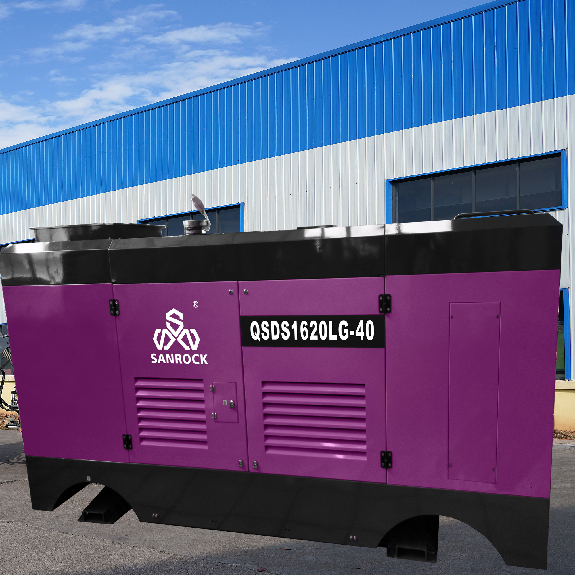 Water Well Diesel Engine 588kw Screw Air Compressor Equipment