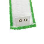 Twist Pile Metal Buckles Clip Microfiber Flat Mop Refill Pad 18" Green