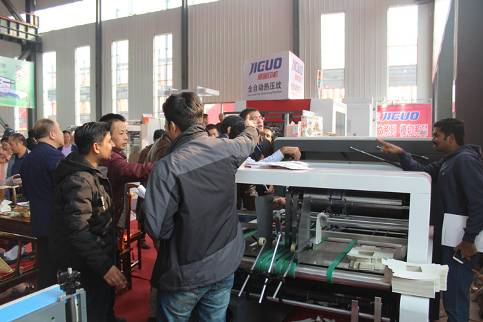JIGUO Window Patching Machine Carton E-Flute Automatic Folder Gluer Machine