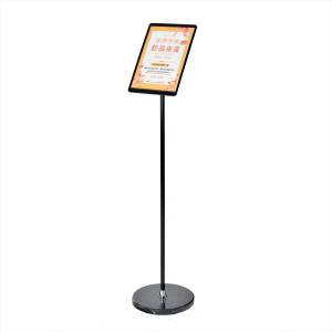 China 5.2kg Adjustable Sign Stand 1210x280mm Stainless Steel Pipe wholesale