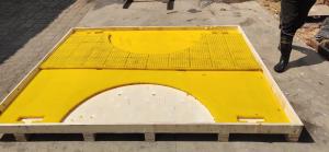 China Customized PU Anti Skid Mat 30mm ZP275 For Drilling Rotary Table wholesale