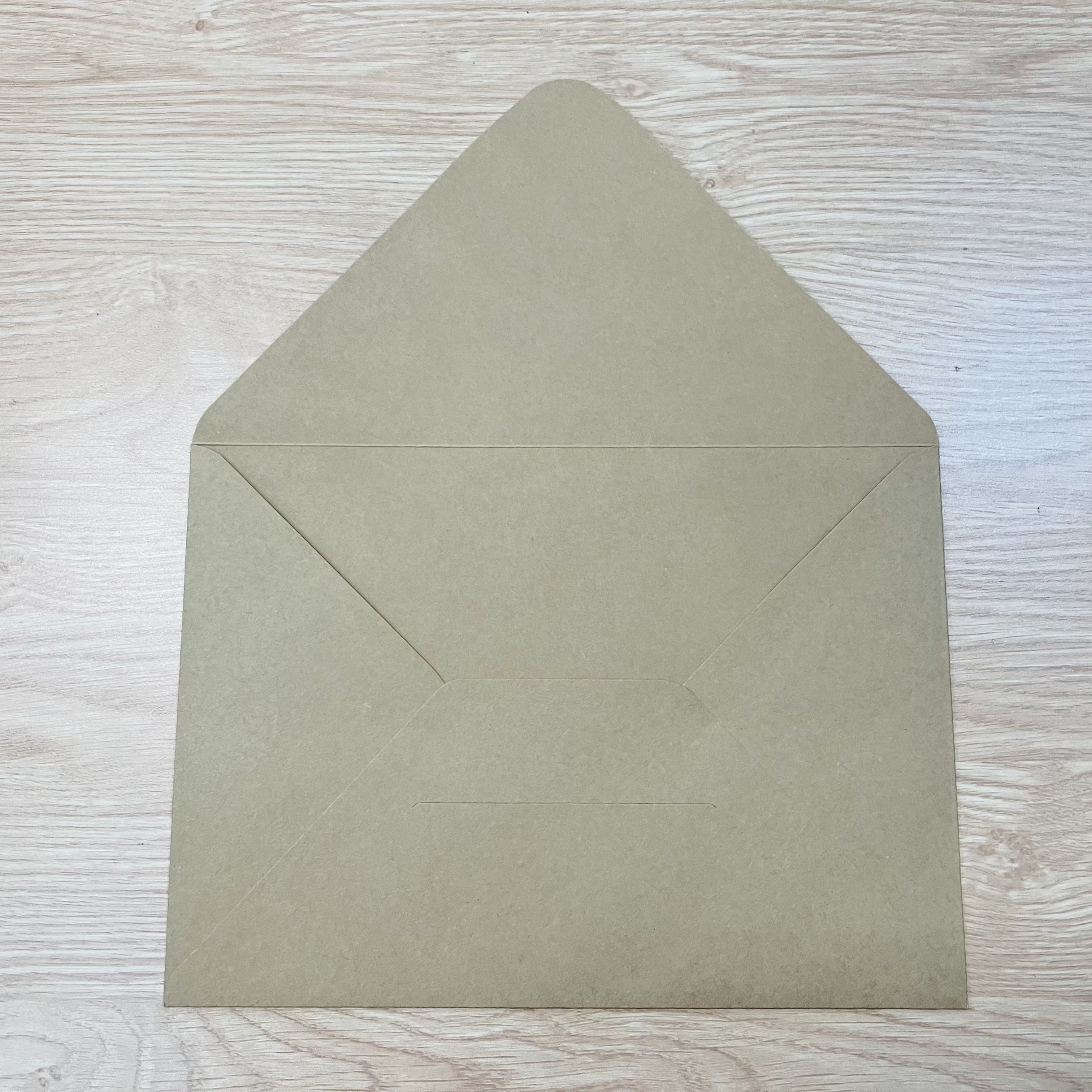 Durable Thank You Card Envelopes Tear Resistant Invitation Card Envelopes Customized