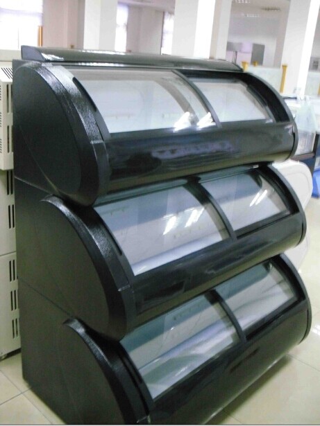 368L Modular Ice Cream Display Freezer Dual layered