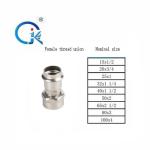 Coupling Equal Stainless Steel Press Fittings DN15 ISO9001 Certification