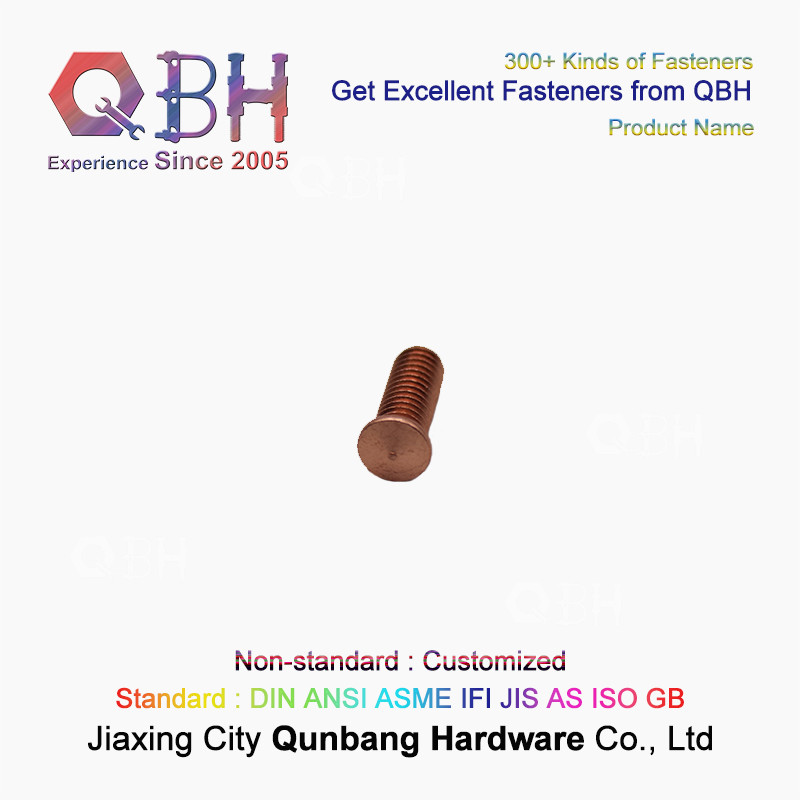 Copper Plated Welding M3 Stainless Steel Hex Head Bolts Din hex flange bolt