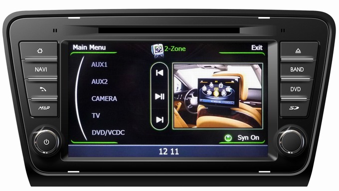 Ouchuangbo car DVD player For Skoda Octavia 2013 with GPS Bluetooth kit touch screen autoradio OCB-279