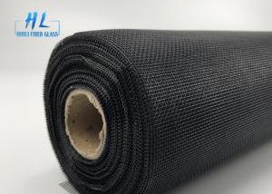 China 4ft*30m Black 120gsm Fiberglass Fly Screen With PVC Coating wholesale