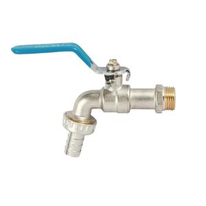 China Antirust Brass Bibcock Valve Threaded With Handle 120-250g Lightweight wholesale