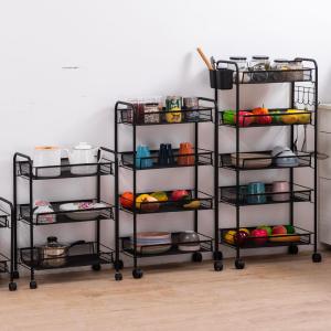 China H77cm Five Tier Metal Trolley Cart For Bathroom wholesale