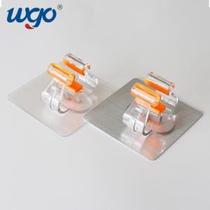 China Self Adhesive Mounting Mop Gripper , Broom Mop Holder Wall Mounted wholesale