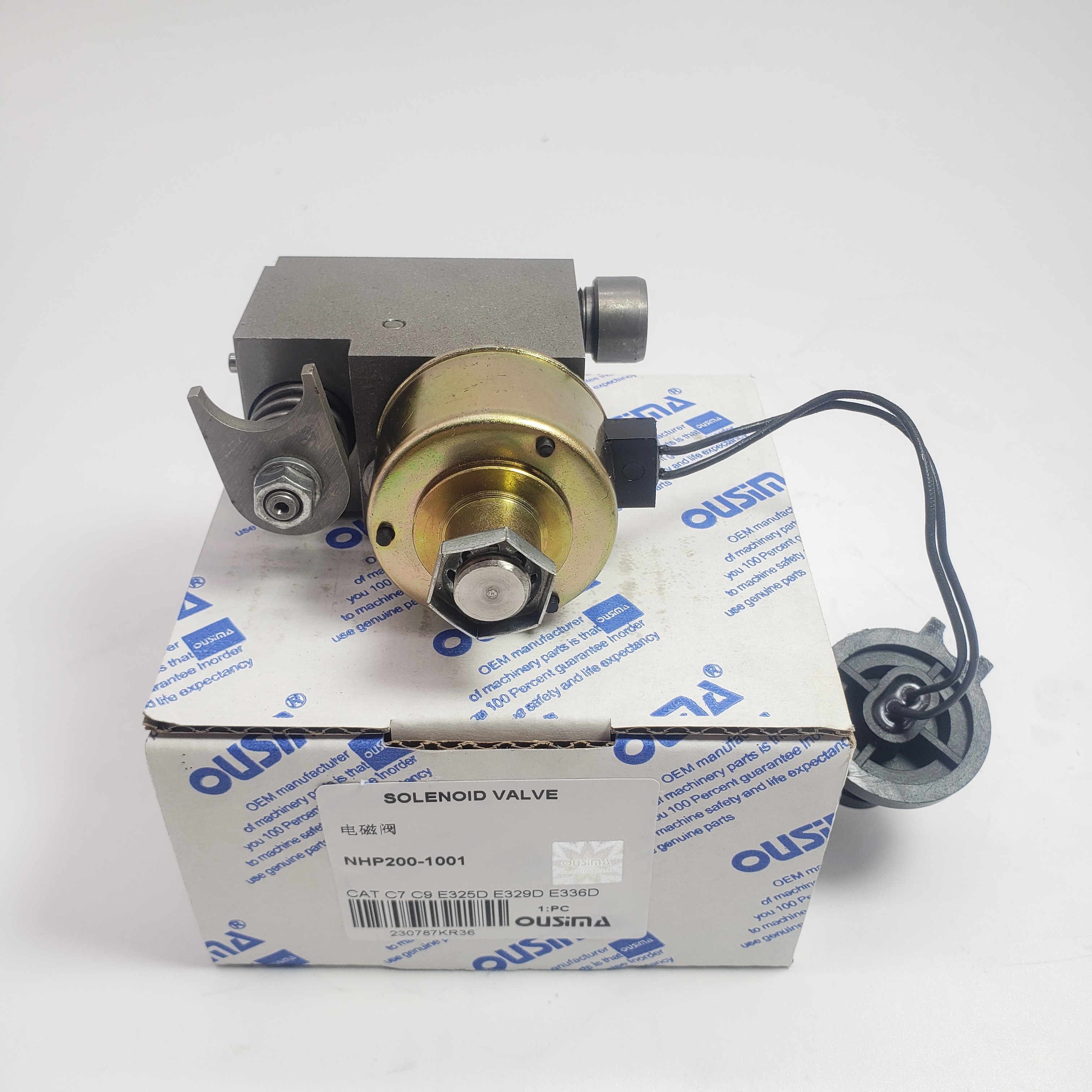 Solenoid Valve NHP200-1001 For CAT C7 C9 E325D E329D E336D