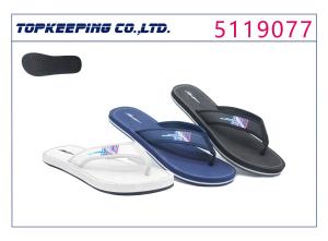China Fashion Mens Rubber Bottom Slippers EVA Simple Beach Flip Flop wholesale
