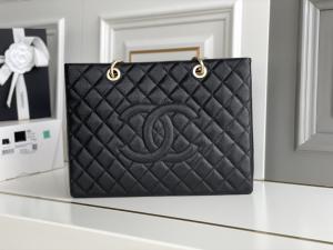 China Large Chanel Lychee Leather Caviar Grand Shopping Tote GST Bag wholesale