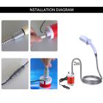12V 20W Electric Submersible Pump Car Washer Handheld Faucet Set Outdoor Bath