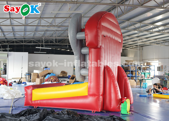Inflatable Outdoor Games 0.4mm PVC Tarpaulin Inflatable Sports Games Connect Four 4 In A Row Basketball Game