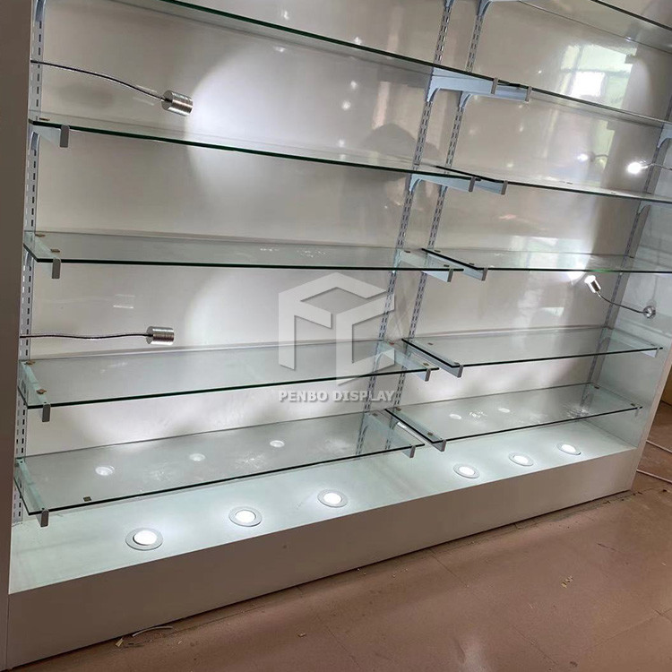 9mm Thick MDF Smoke Shop Furniture OEM Veneered Solid Wood