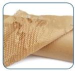 500mm 80gsm Honeycomb Paper Rolls Unbleached