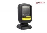 Omnidirectional Ticket Barcode Scanner 2D Imager Black Shell Multiple Interfaces